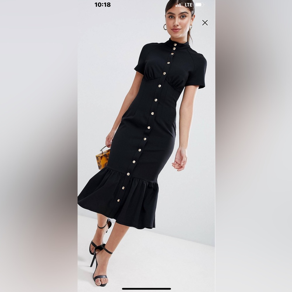 Stunning tight fitting asos dress size 0